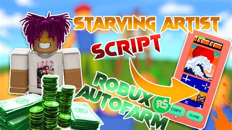 Inject / Paste your copied <b>script</b> code in your Roblox Exploit. . Starving artists script copy art